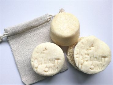 Hautsinn - Leinensäckchen für Shampoobars